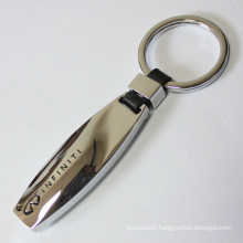 Hot Sale Fashion Metal Keychain with Leather